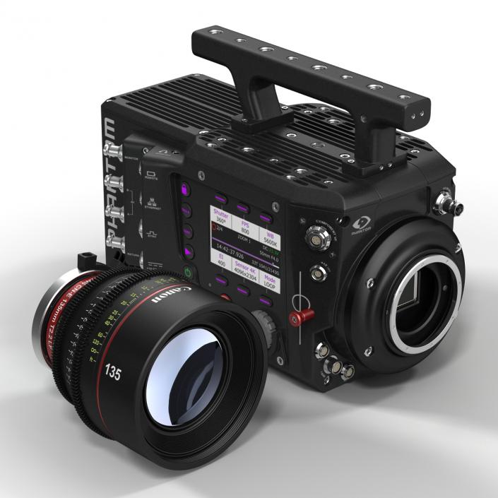 3D model High Speed Digital Camera Phantom Flex4K