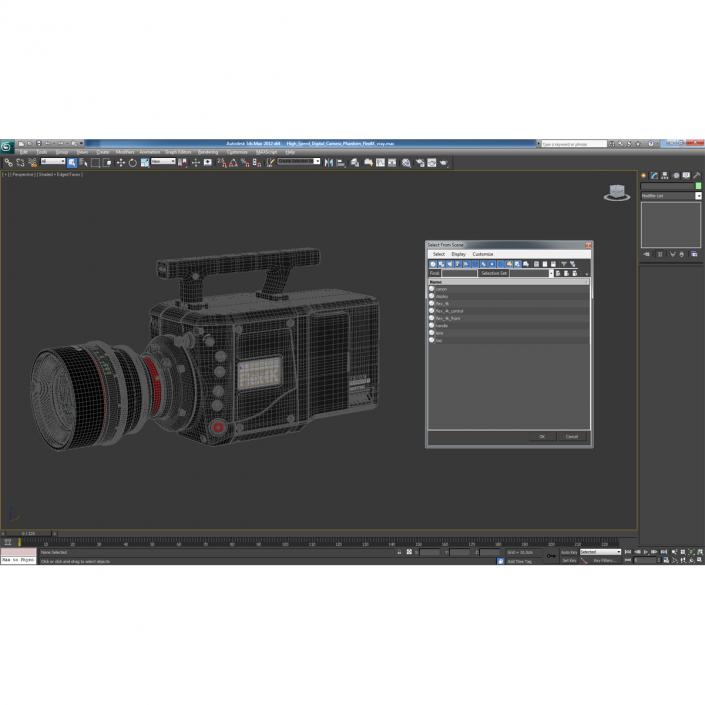 3D model High Speed Digital Camera Phantom Flex4K