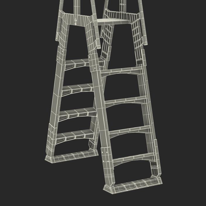 Double Sided Step Ladder 3D model