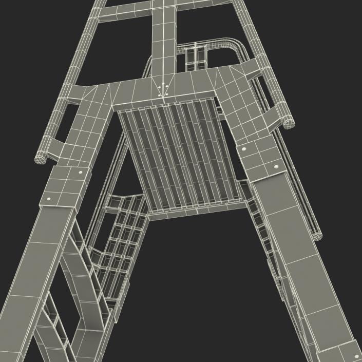 Double Sided Step Ladder 3D model