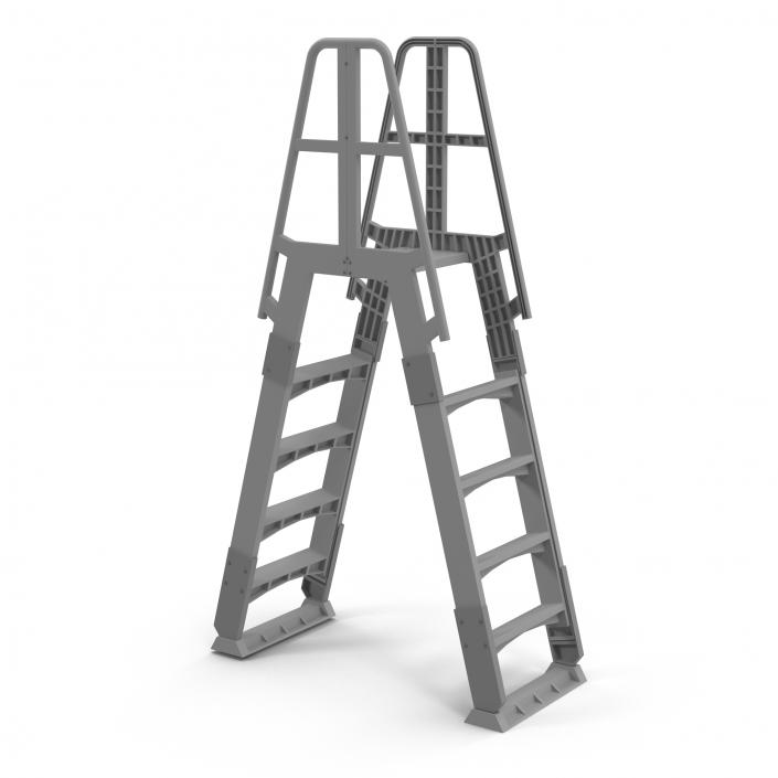 Double Sided Step Ladder 3D model