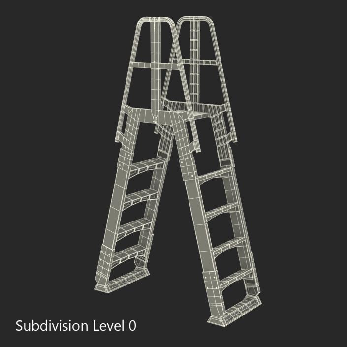 Double Sided Step Ladder 3D model