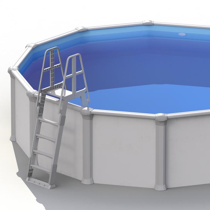 3D Above Ground Swimming Pool 2 model