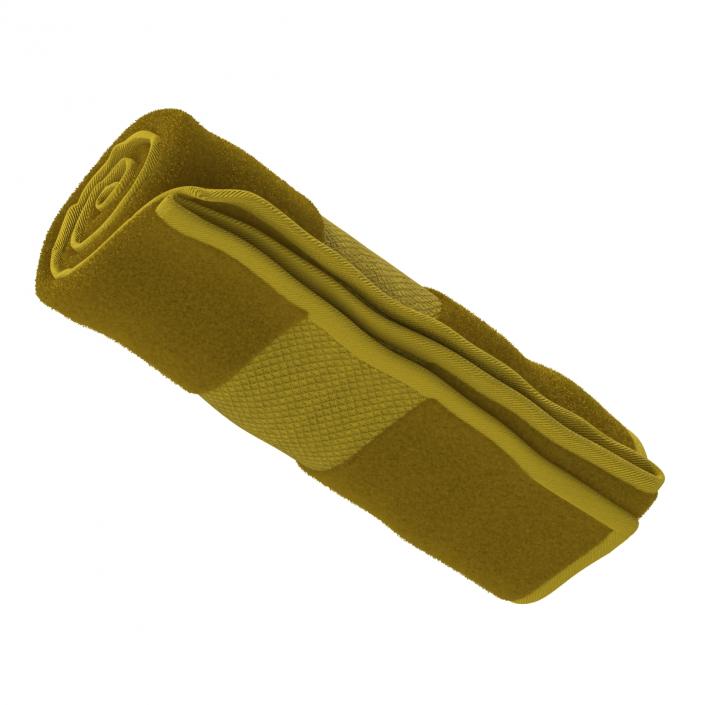 Rolled Towel Yellow 3D model