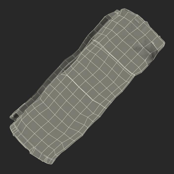 Rolled Towel Yellow 3D model