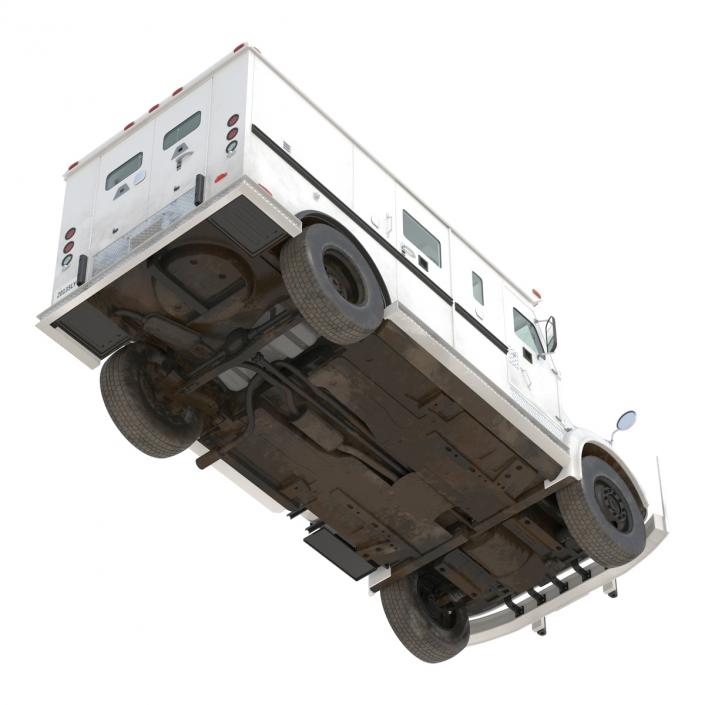 3D Bank Armored Car Rigged model