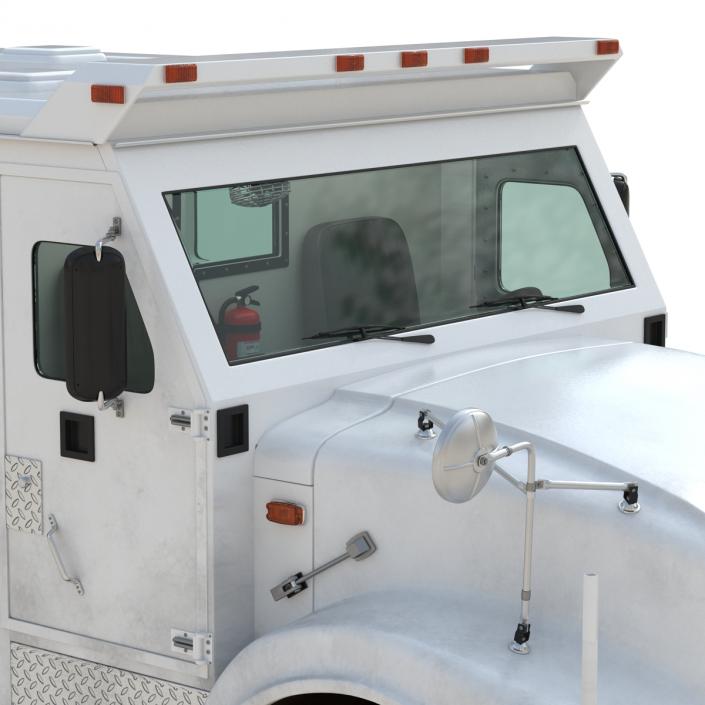 3D Bank Armored Car Rigged model