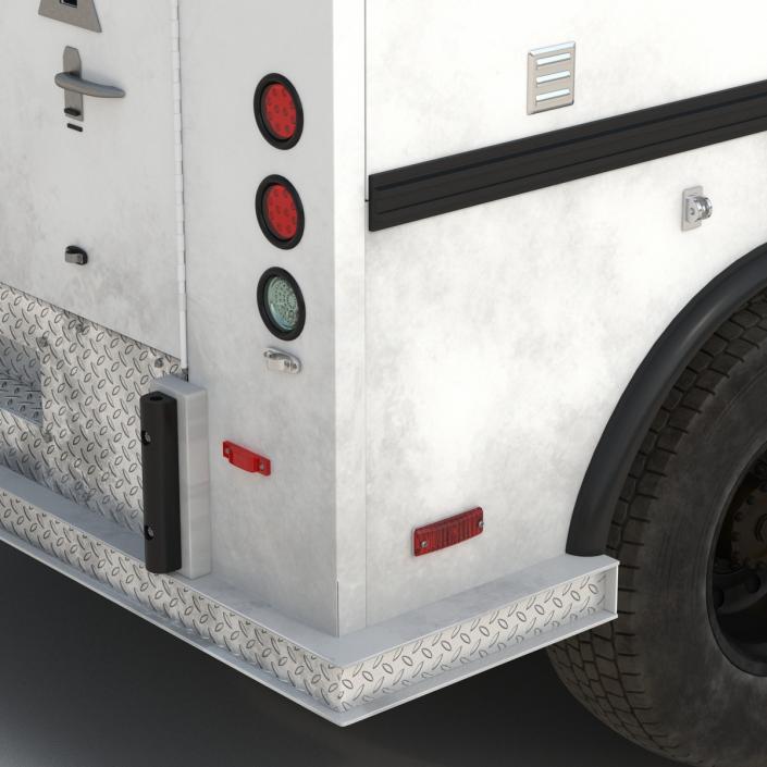 3D Bank Armored Car Rigged model