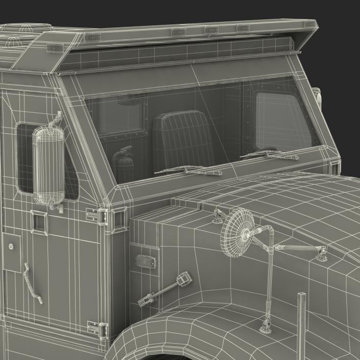 3D Bank Armored Car Rigged model