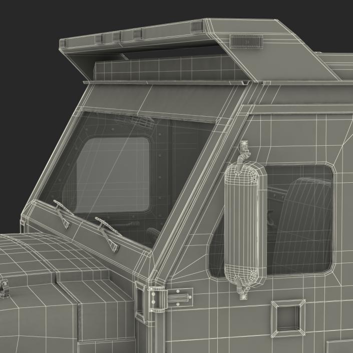 3D Bank Armored Car Rigged model