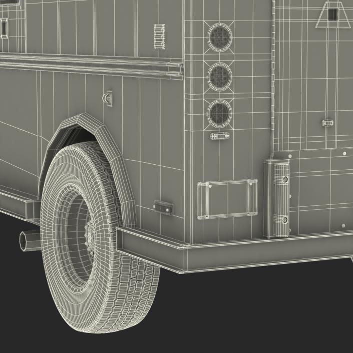 3D Bank Armored Car Rigged model