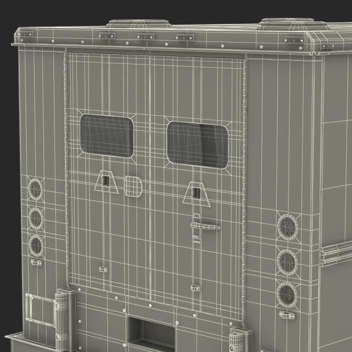 3D Bank Armored Car Rigged model