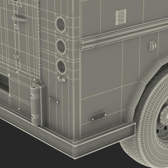 3D Bank Armored Car Rigged model