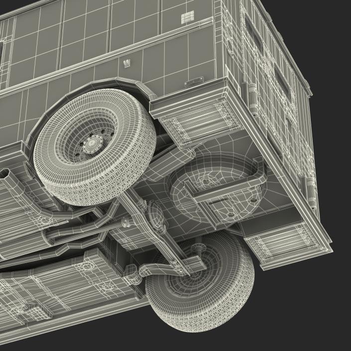 3D Bank Armored Car Rigged model