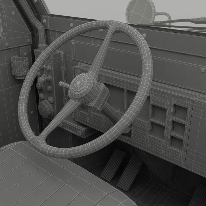 3D Bank Armored Car Rigged model