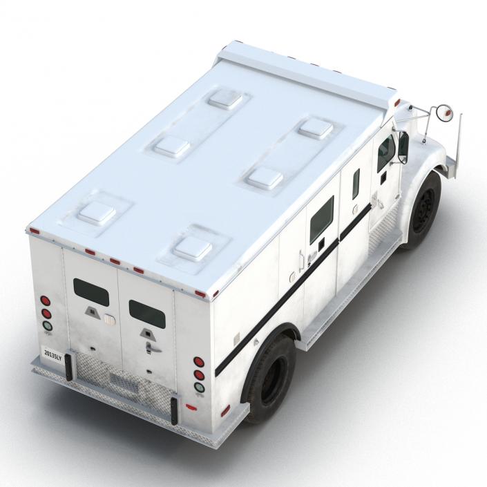 Bank Armored Car Simple Interior 3D