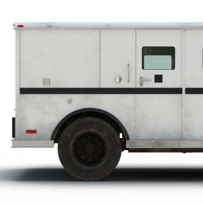 Bank Armored Car Simple Interior 3D