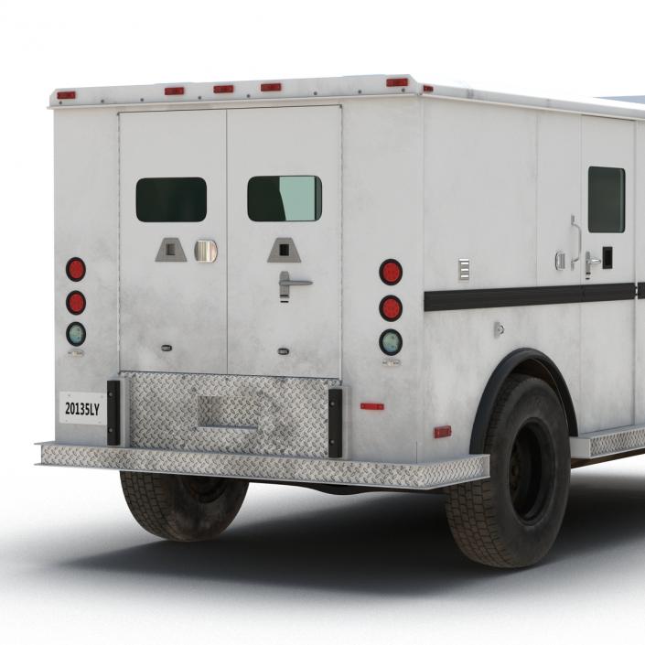 Bank Armored Car Simple Interior 3D