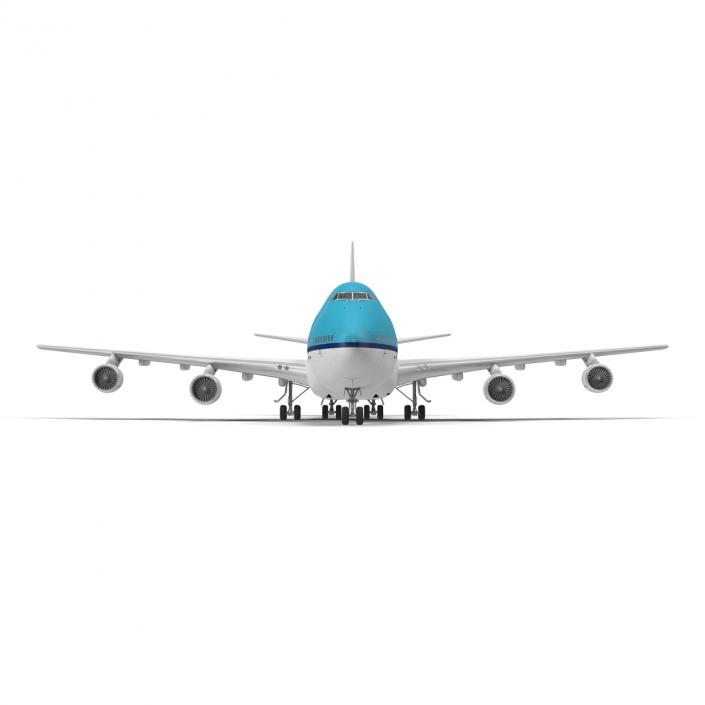 Boeing 747-100B KLM 3D model