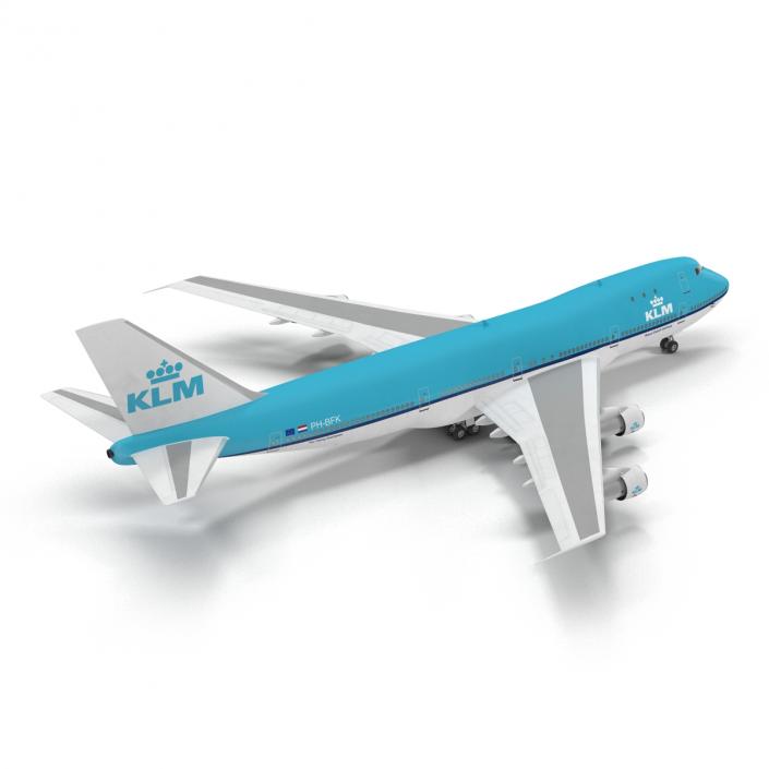 Boeing 747-100B KLM 3D model