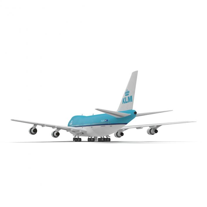 Boeing 747-100B KLM 3D model