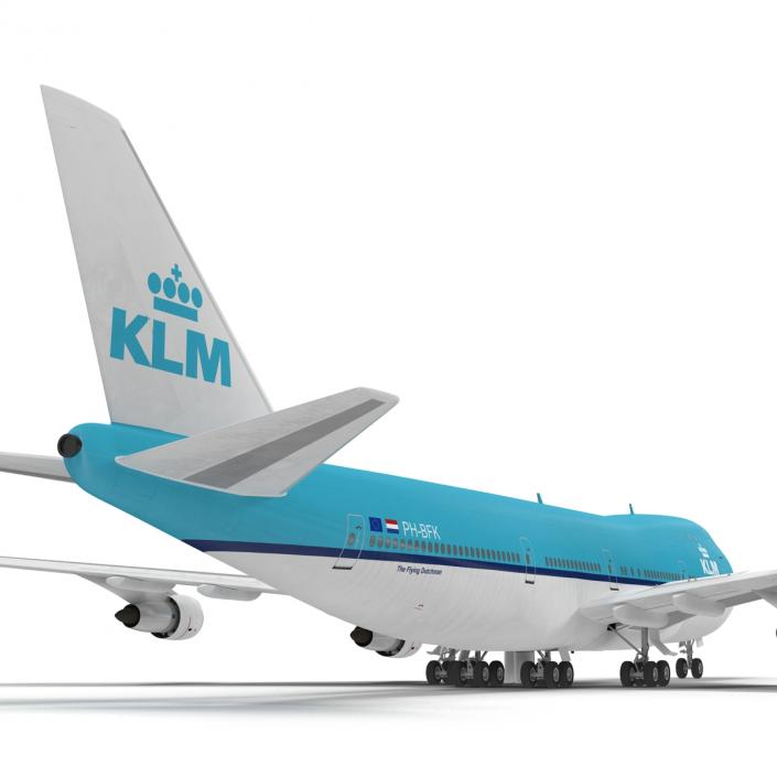 Boeing 747-100B KLM 3D model