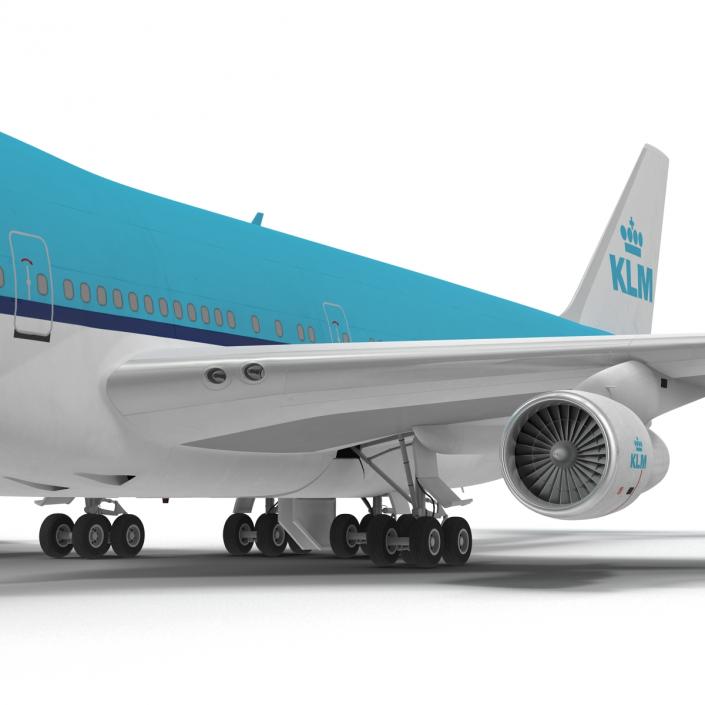 Boeing 747-100B KLM 3D model