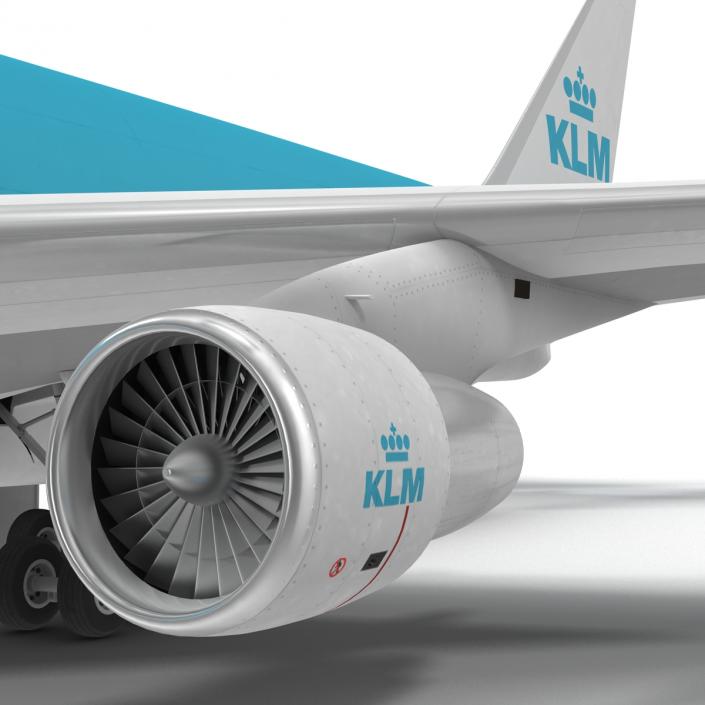 Boeing 747-100B KLM 3D model