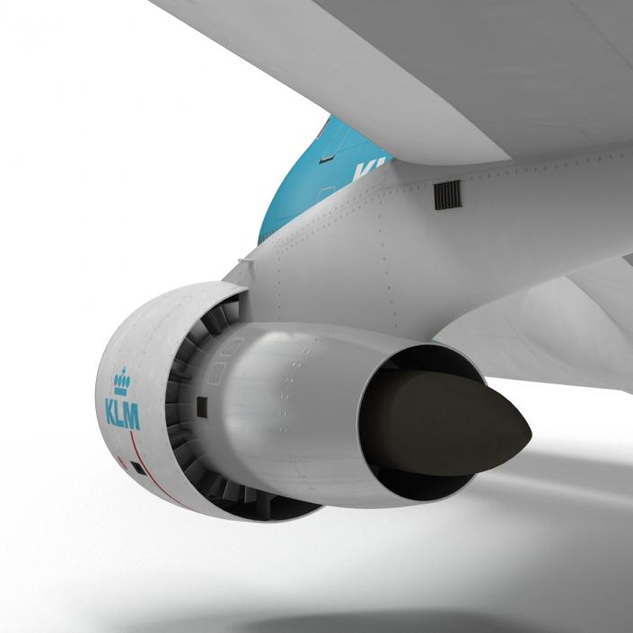 Boeing 747-100B KLM 3D model