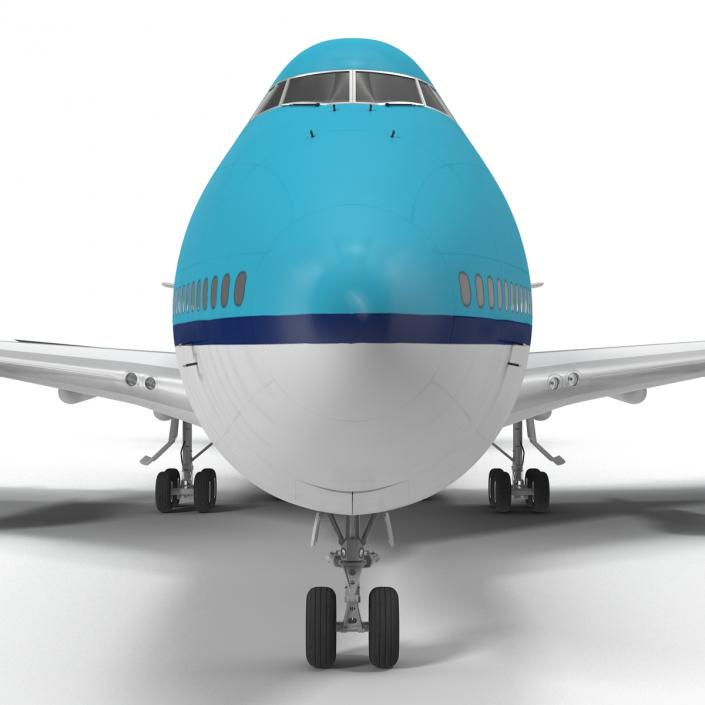 Boeing 747-100B KLM 3D model