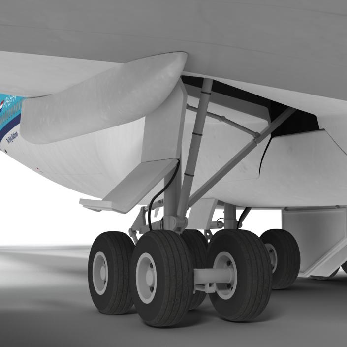 Boeing 747-100B KLM 3D model