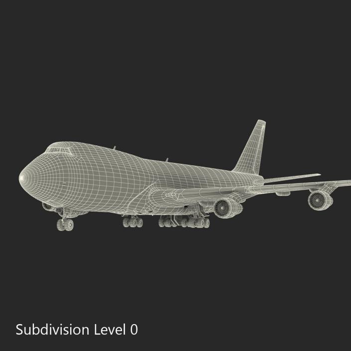 Boeing 747-100B KLM 3D model