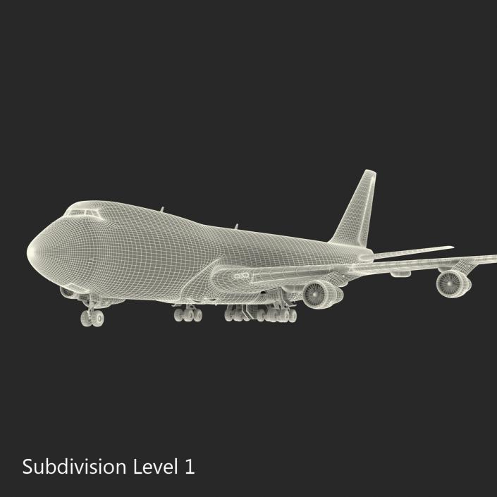 Boeing 747-100B KLM 3D model