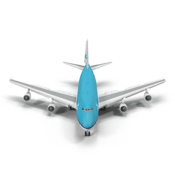 3D Boeing 747-100B KLM Rigged