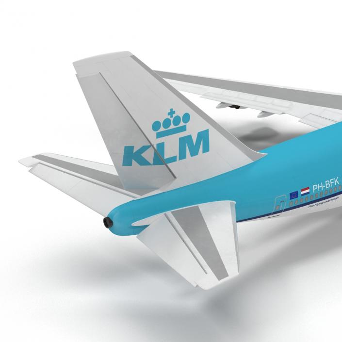 3D Boeing 747-100B KLM Rigged