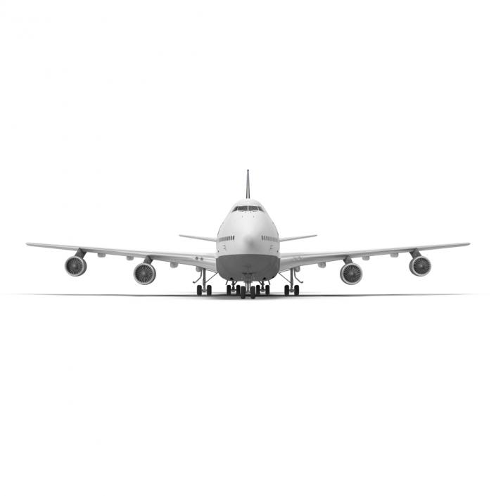 3D model Boeing 747-100B Lufthansa