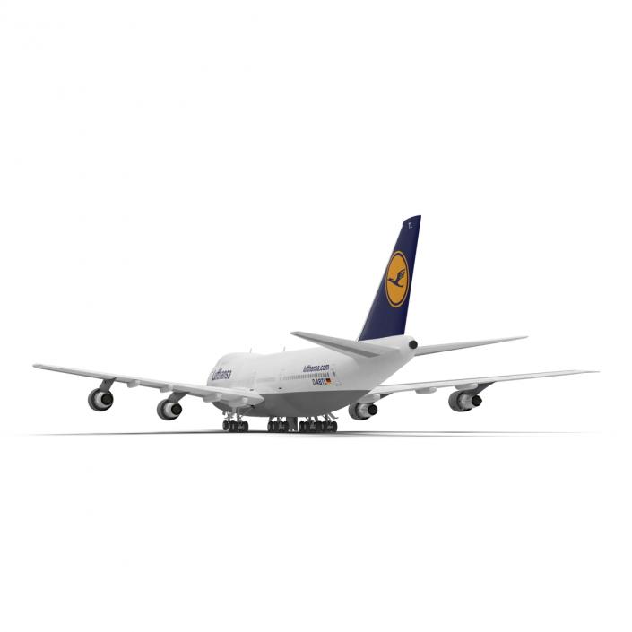 3D model Boeing 747-100B Lufthansa