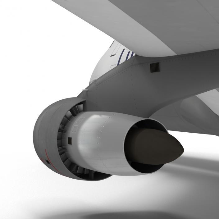 3D model Boeing 747-100B Lufthansa