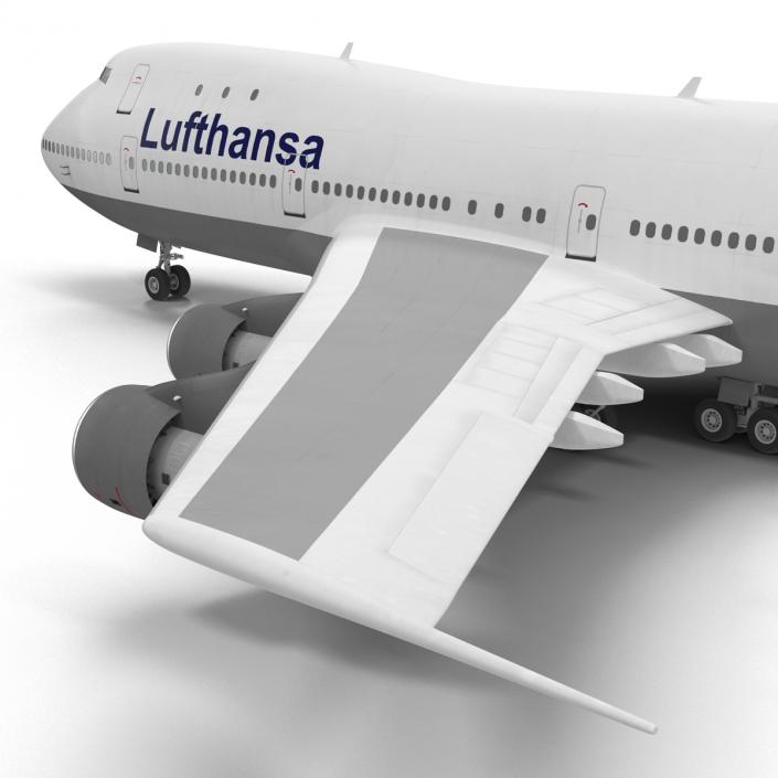 3D model Boeing 747-100B Lufthansa