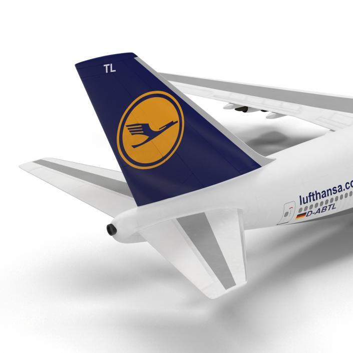 3D model Boeing 747-100B Lufthansa