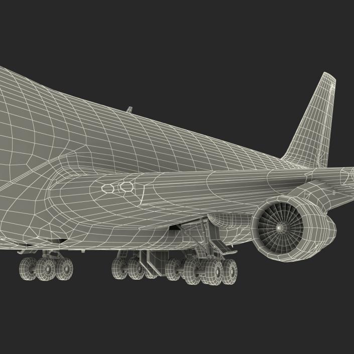 3D model Boeing 747-100B Lufthansa