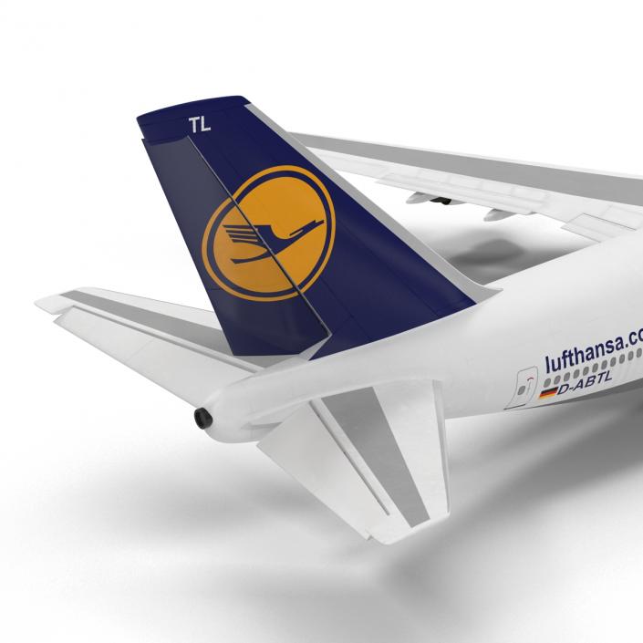 Boeing 747-100B Lufthansa Rigged 3D