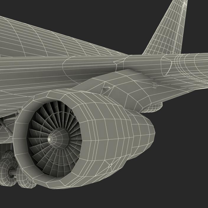 Boeing 747-100B United 3D