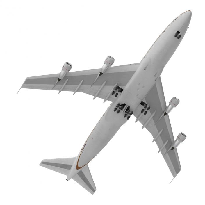 Boeing 747-100B United Rigged 3D model