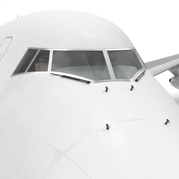 Boeing 747-100B United Rigged 3D model