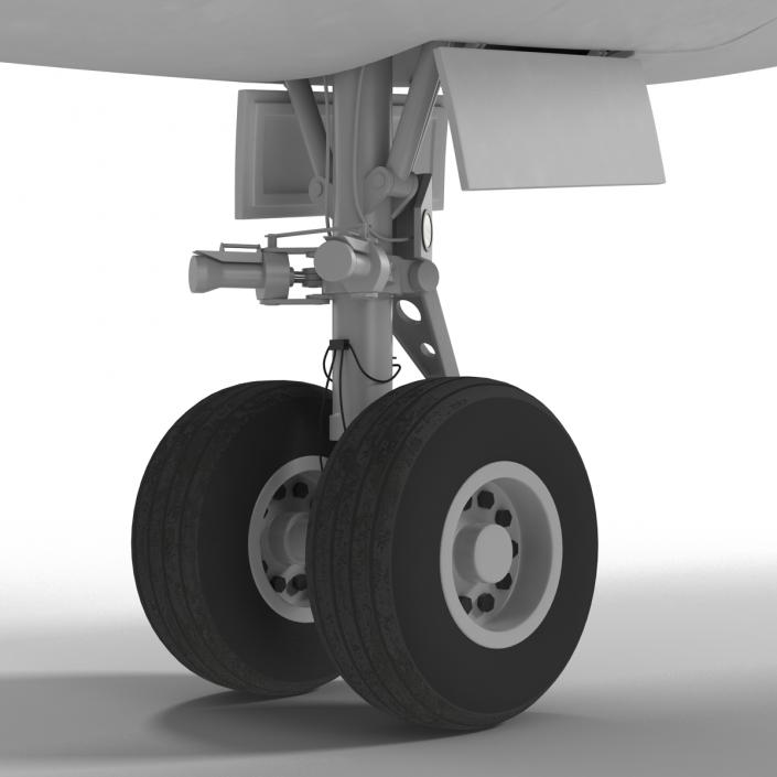 Boeing 747-100B United Rigged 3D model