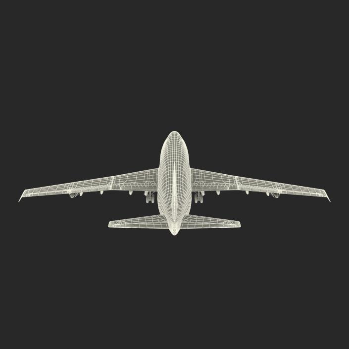 Boeing 747-100B United Rigged 3D model