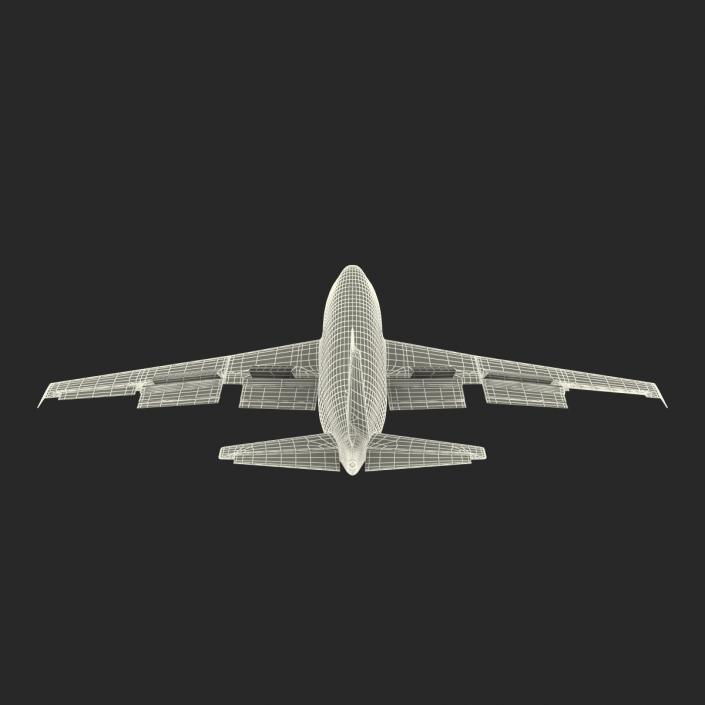 Boeing 747-100B United Rigged 3D model