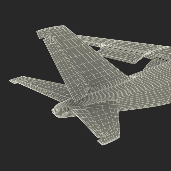 Boeing 747-100B United Rigged 3D model