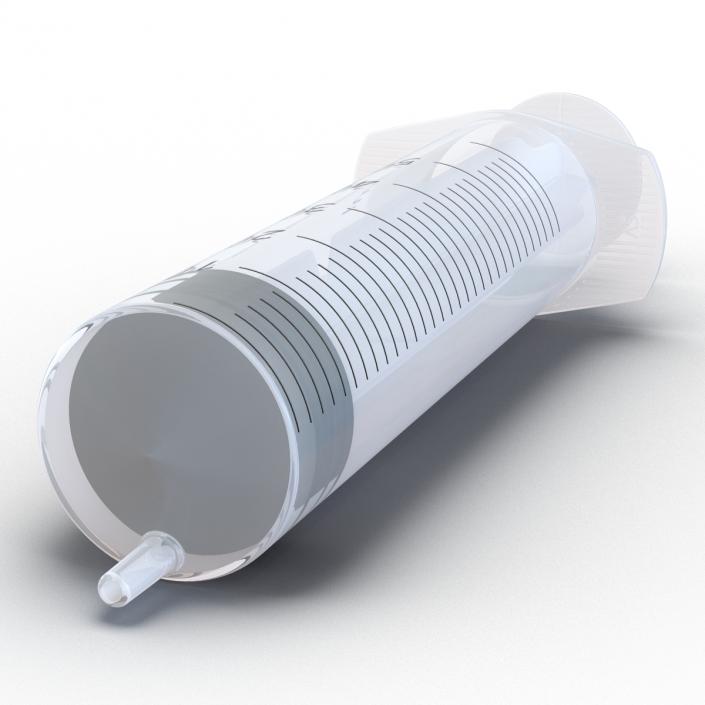 3D Disposable Syringe 50ml model